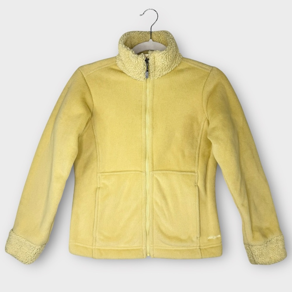 vintage Patagonia Yellow Synchilla Windzone Jacket Women’s XS full zip fleece